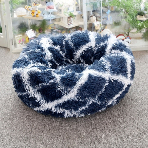 Dynamic Blue Pawfect Calming Donut Bed